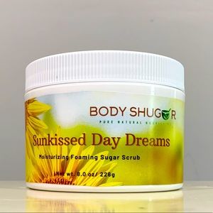 Sunkissed Daydreams! Creamy intensely fragrant exfoliating Sugar Soap Scrub.